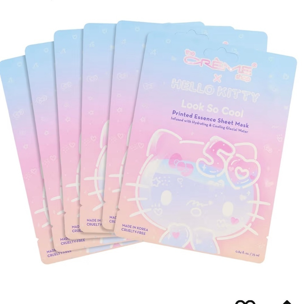 The Crème Shop x Hello Kitty Feel So Clear Printed Essence Sheet Mask